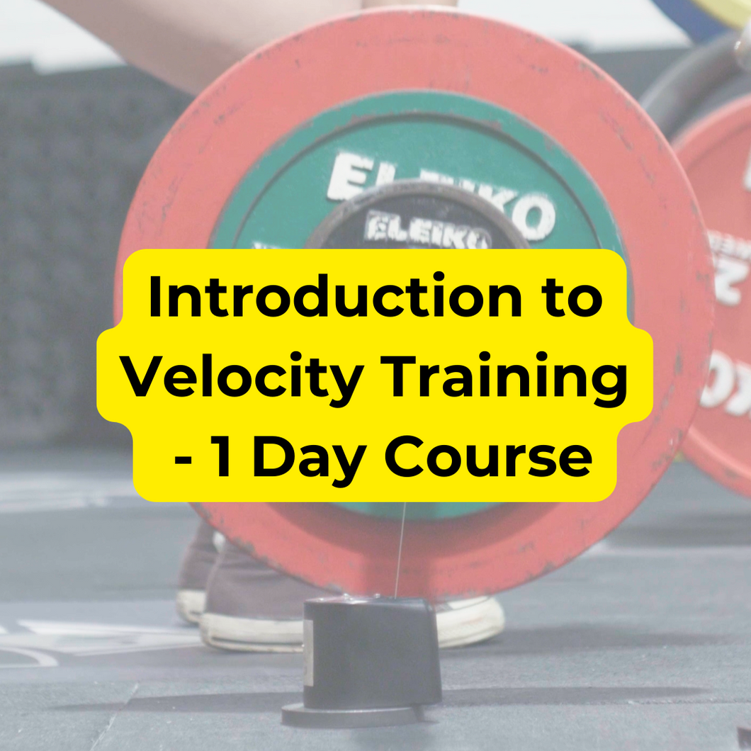 Introduction to Velocity Training - Course